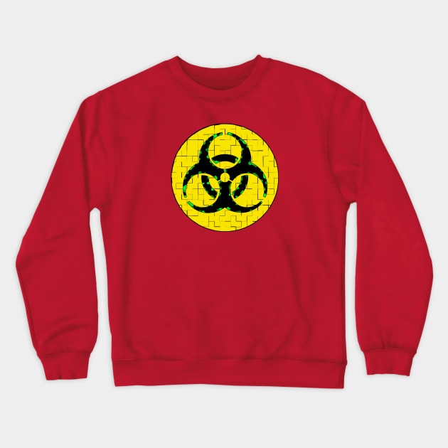 Bio Hazard Crewneck Sweatshirt by whatwemade